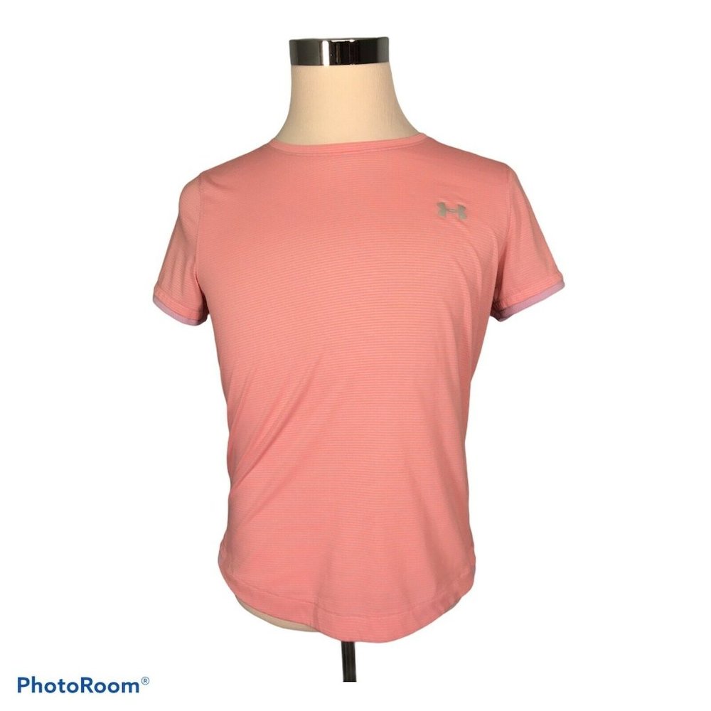 Under Armour Run Fitted Women's Tee T-Shirt L Larg